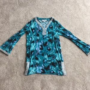 Beaded swimsuit cover up